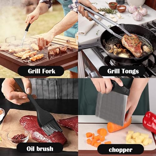 Kit de Accesorios para Parrilla 33 Piezas Hoseteon miniatura 7