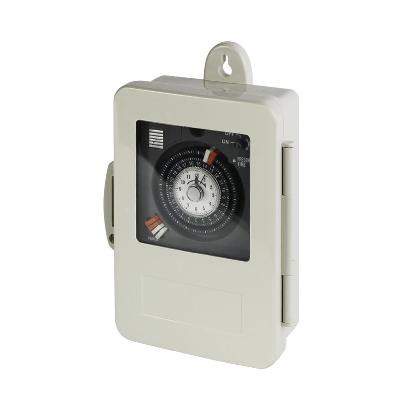 Pknaqwlsx One Color Tb330 30A 250Vac Black Mechanical Timer Switch Din Rail Programmable Timer Switch Time Controller