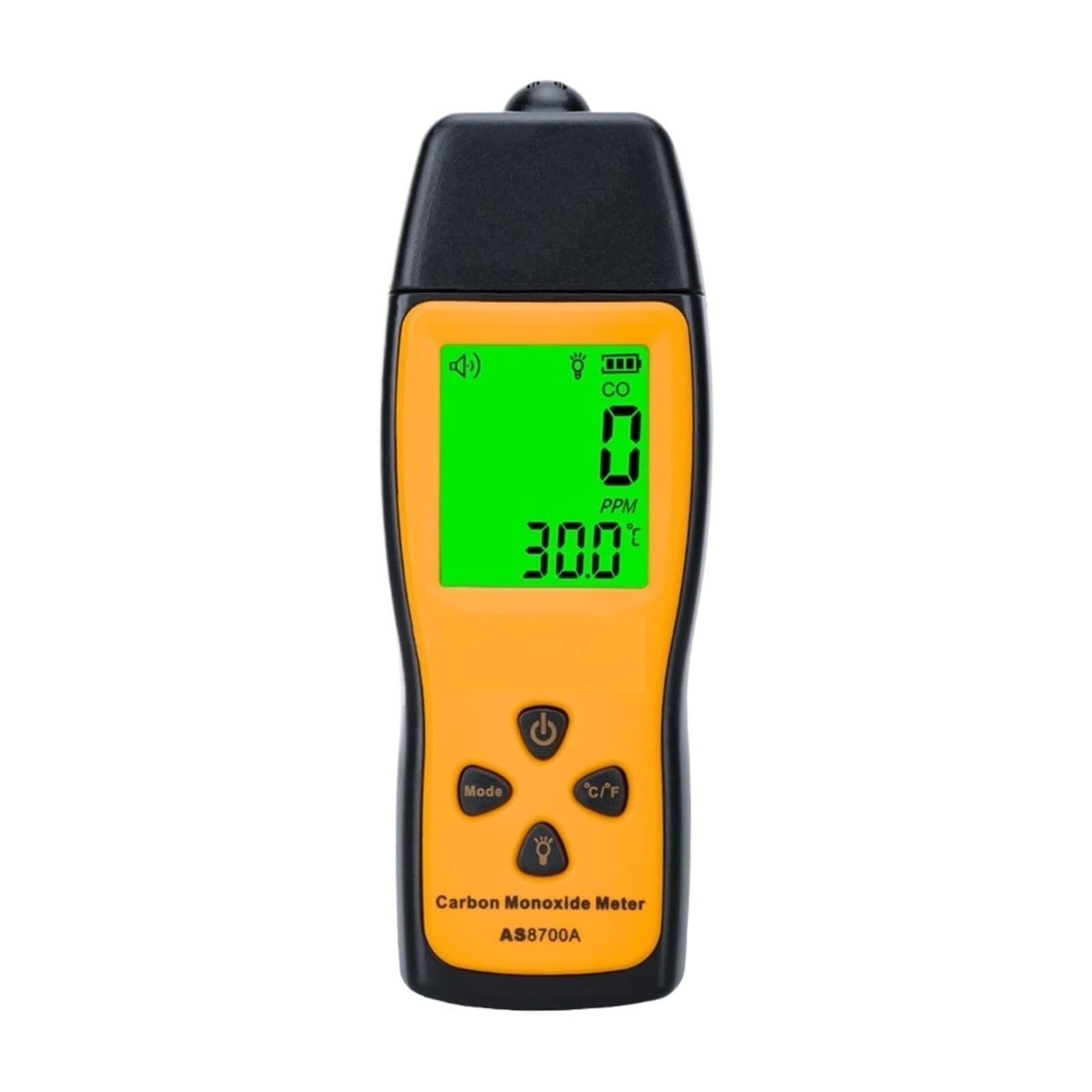Erdgasdetektor, Tragbares Kohlenmonoxid-Messgerät, CO-Gas-Lecksuchgerät, Analysator, Hochpräziser Monitor-Tester, 1000 Ppm Luftqualität