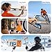7RYMS Qshot V2 Wired Selfie Monitor Screen for Android/iPhone17/16, Magnetic Back Phone Monitor with 4K/60fps, Remote Control, Built-in Speaker, 1/4 Mount, Phone Vlog Monitor for TikTok YouTube(White)