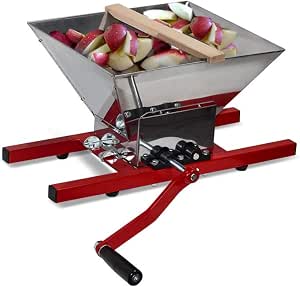 SQUEEZE master fruit apple wine crusher 7 litre manual grinder for cider pressing