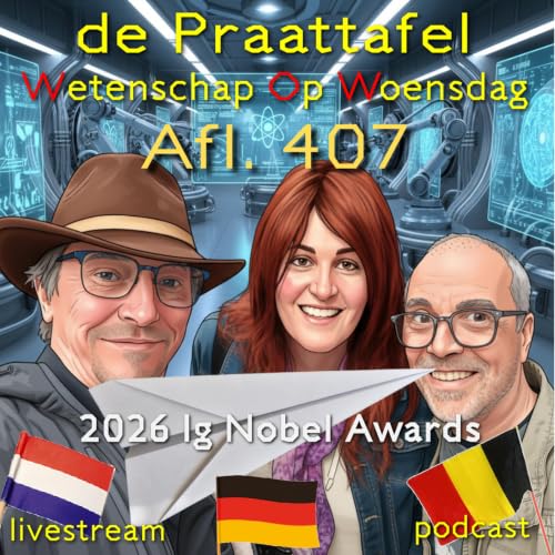 Afl. 407: 2026 Ig Nobels: Kakkarlakkenmelk, onderbroeken begraven & de perfecte plashoek! 🐸