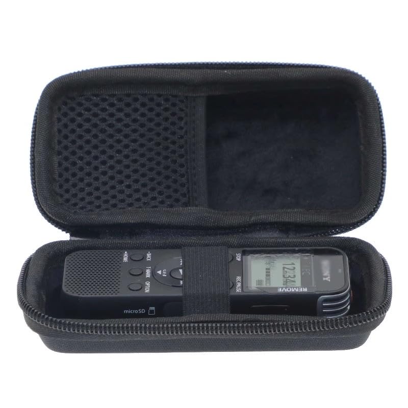 Hard Shell Storage Bag for Sony ICD-PX470 TX650 UX570 Digital Voice Recorder Travel Storage Carrying Case Digital Voice Recorder Holder