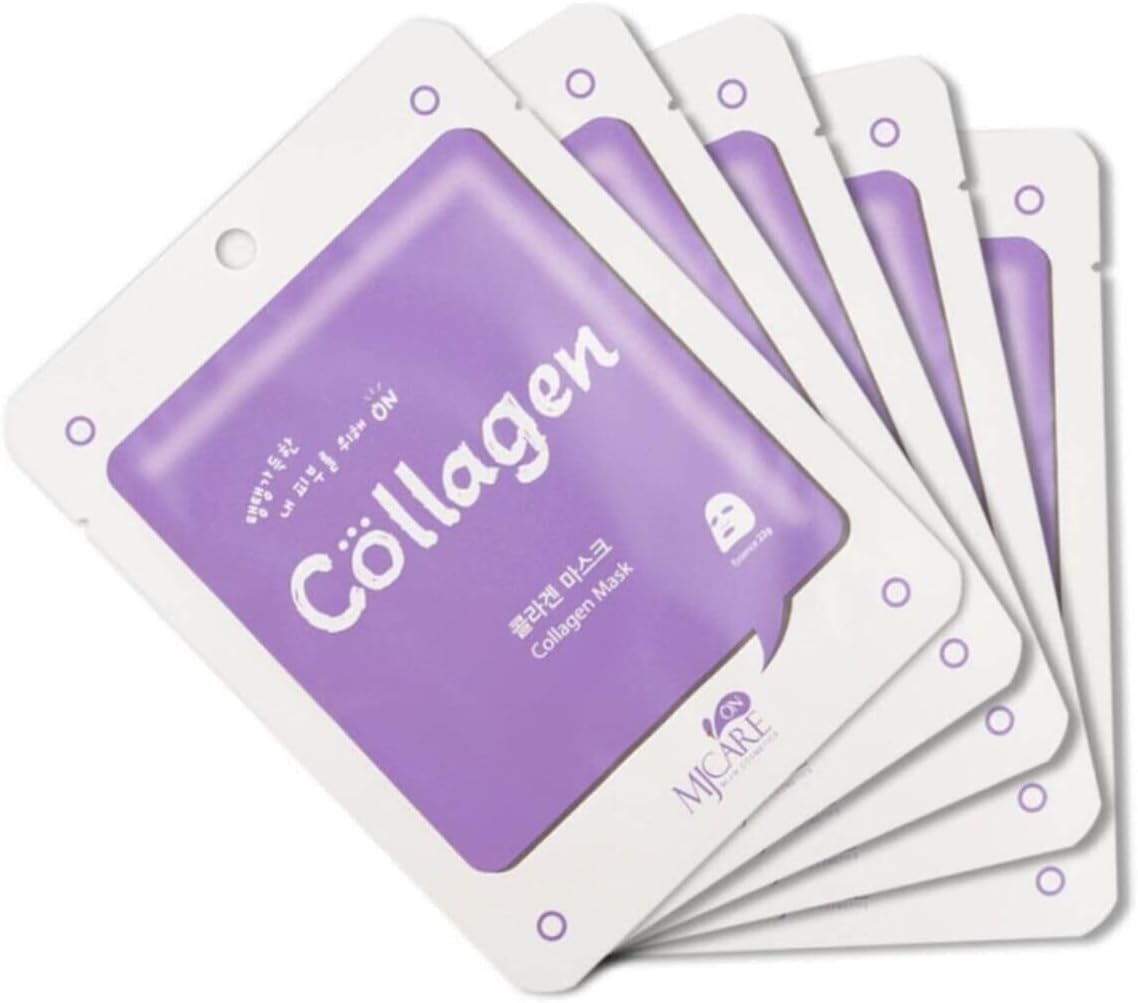 Mjcare On Collagen Mask - Kolajen Özlü Yüz Maskesi 5'li