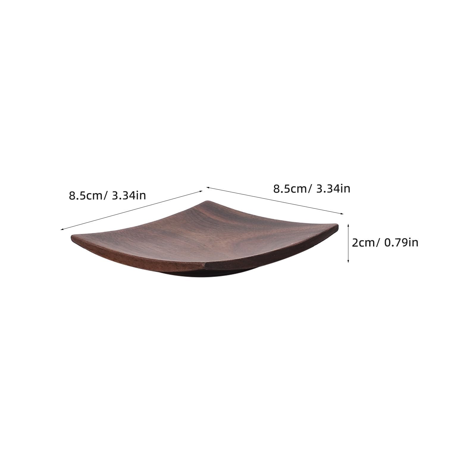 Zerodeko Lot de Dessous de Bois de Noyer avec Support Dessous Isolants pour Boissons Résistants Chaleur Set Décoratif pour Table à Manger et Salon Coussins Bois Robustes