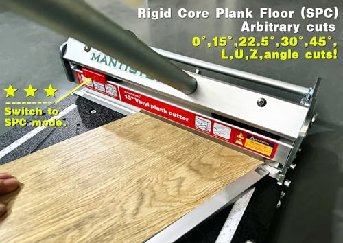 MantisTol 13" Pro Vinyl Floor Cutter LVT-330BC for LVP, WPC, LVT, SPC, VCT, PVC and Rigid Core Vinyl Plank; Eighth Upgrade; Best Buy ! by MANTISTOL - Used condition - Image 7
