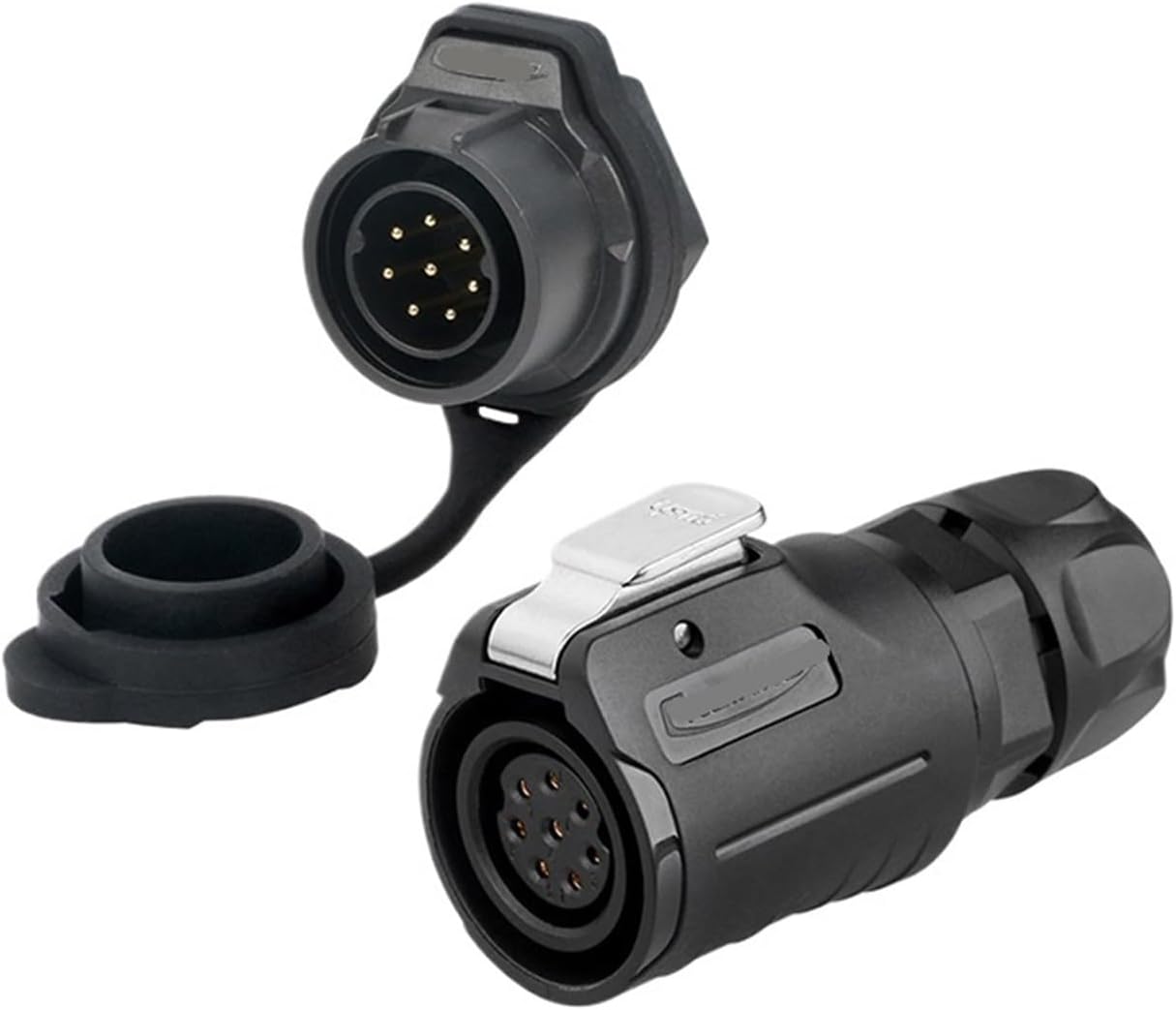 LP16 aviation 8-pin power signal wiring industrial connector(Single hole male seat)