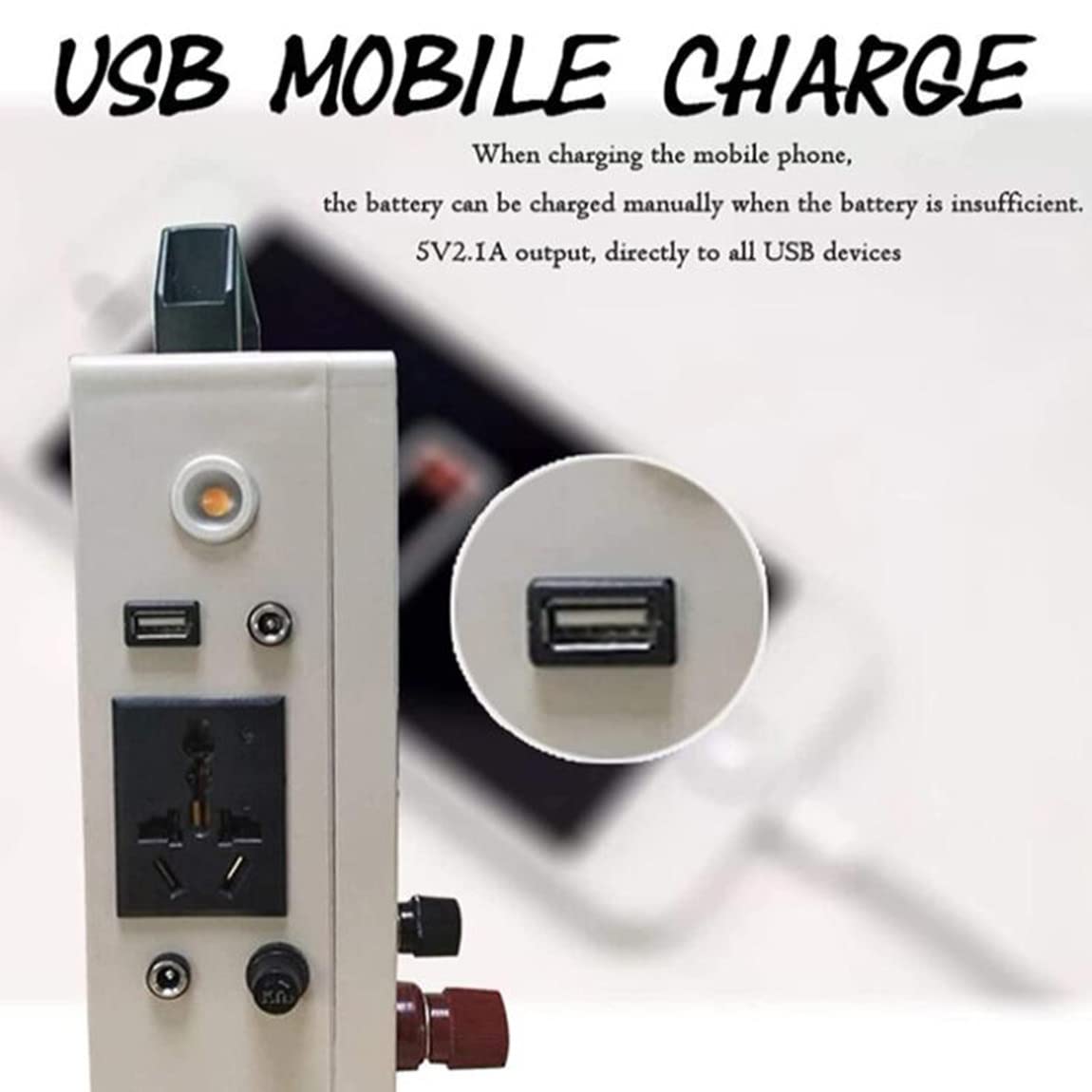 Generador de manivela portátil de 150 W, batería de litio de gran capacidad integrada de 5000 mAh, se puede utilizar para arrancar el coche
