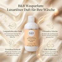 B&B Italienisches Wäscheparfüm Amber & Moschus 250ml – Langanhaltender Duft & Duftverstärker für Wäsche, Warmer Eleganter Amber-Moschus Duft, Textilien weich und frisch (Bis zu 25 Wäschen) – Ansicht 3