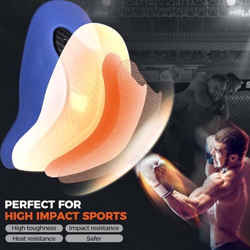COOLOMG Men Adult MMA Athletic Cup Groin Protector for High Impact Sports BJJ Boxing Muay Thai Wrestling - Thumbnail 5