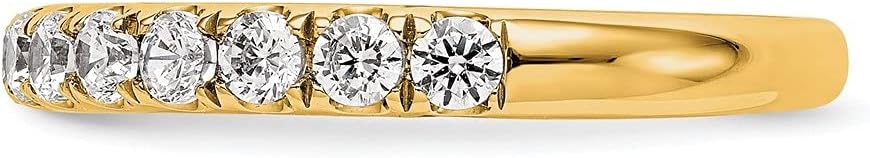 Diamond2Deal 14k Yellow Gold 0.7Ct Lab Grown Diamond Engagement Wedding Band Ring VS-SI Clarity, D-E Color