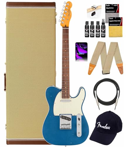 Fender American Ultra Luxe Vintage '60s Telecaster Custom�A���[�Y�E�b�h�w�� - ���C�N�v���V�b�h�u���[�o���h���A�P�[�X�A�X�q�A�X�g���b�v�A�P�[�u���A�M�^�[�N���[�j���O�L�b�g�t��