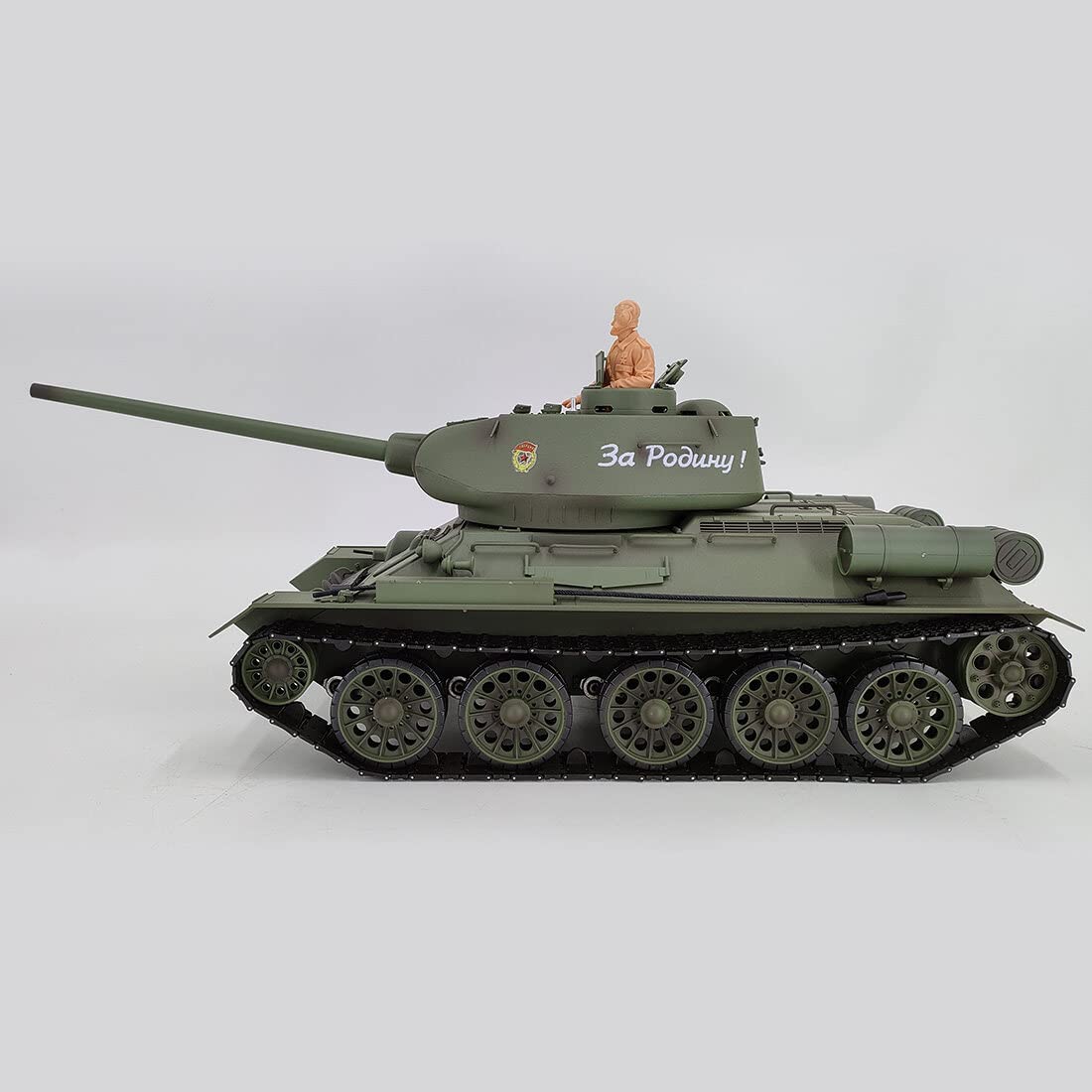 1:16 T34/85 Tanque de combate de construcción de maquetas (versión actualizada/verde militar)