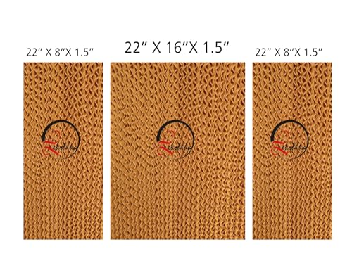 Image of Honeycomb Pad Combo | Air Cooler Cooling Pads | Honeycomb pad for Cooler (|22 inchX16 inchX1.5 inch-1| 22 inchX8 inchX1.5 inch-2 |)