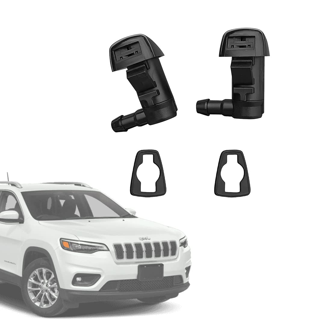 68102968AB Premium Wiper Washer Nozzles Fit for 2014-2023 Jeep Cherokee & 2015-2017 Chrysler 200, Windshield Washer Fluid Jet Nozzle | Easy to Install | 2 Pack, 55112832AA-image-41