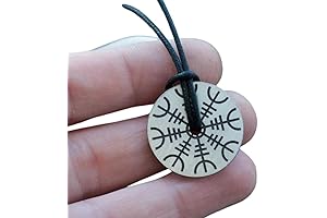 Aragorn Necklace: Helm of Awe Pendant - Symbol of Protection and Empowerment
