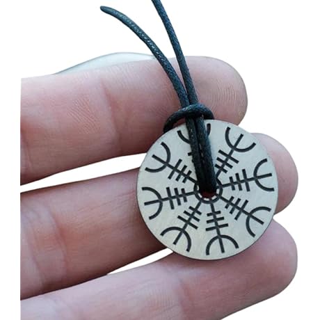 Aragorn Necklace: Helm of Awe Pendant - Symbol of Protection and Empowerment