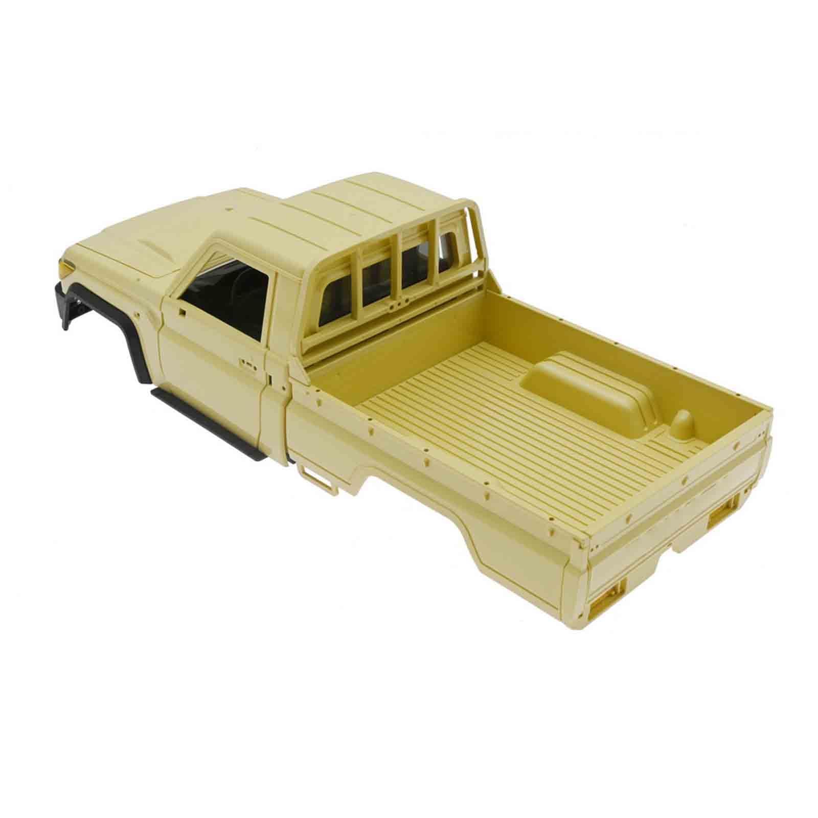 Harilla Carrocería para Camión RC de Control Remoto, Fácil de Instalar, Actualización DIY RC MN82 1:12, Piezas de Repuesto para Camión RC, Amarillo
