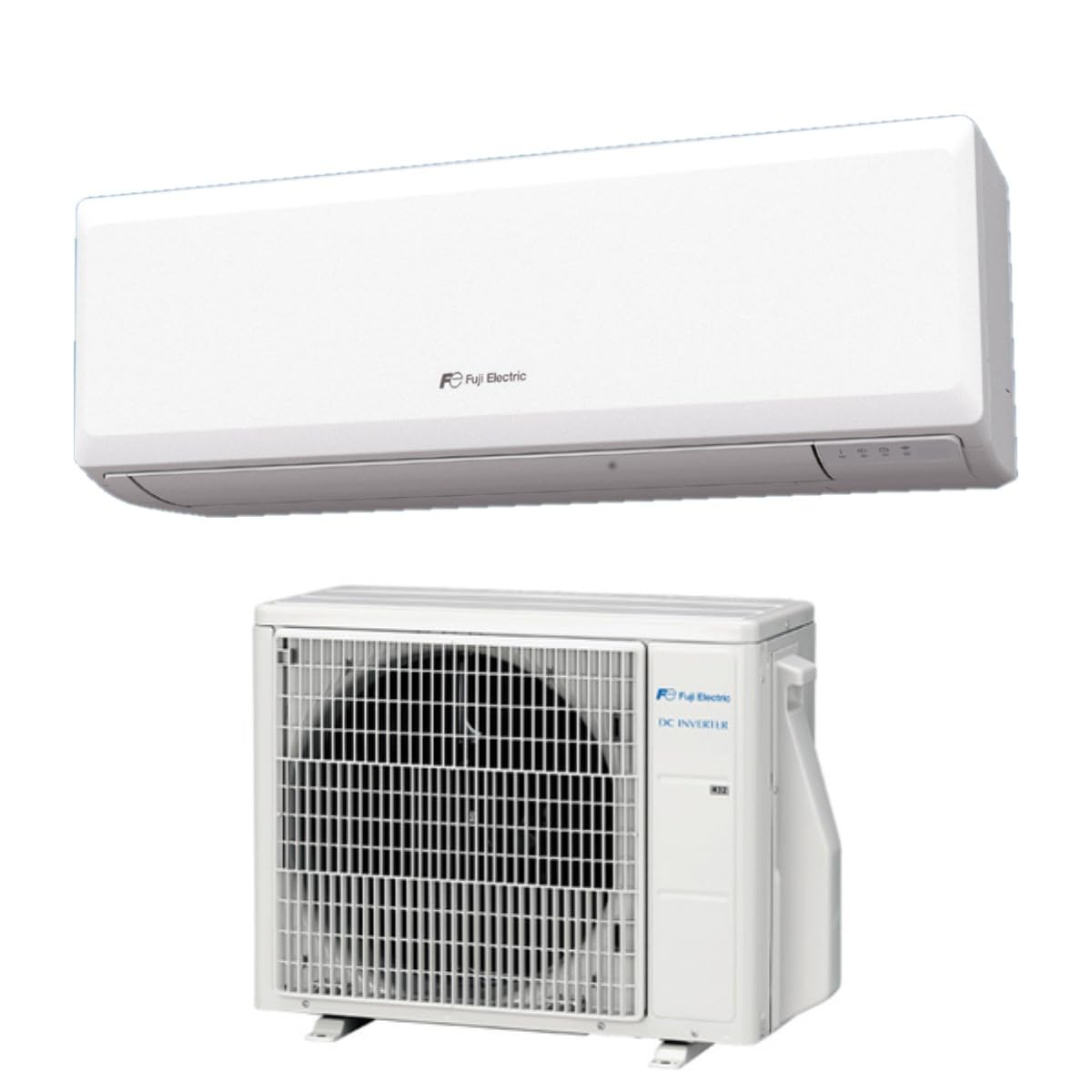 Fuji Electric 12000 BTU Monosplit Inverter Air Conditioner Indoor Unit with R32 Refrigerant label