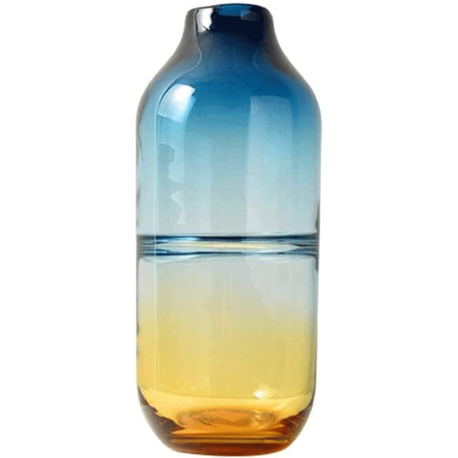 Ngdfgr As Known Fashion Simple And Versatile Vase For Decor Transparent Colored Transparent Flower Vases Table Top Display Modern Or As Gifts Decoration (C),C
