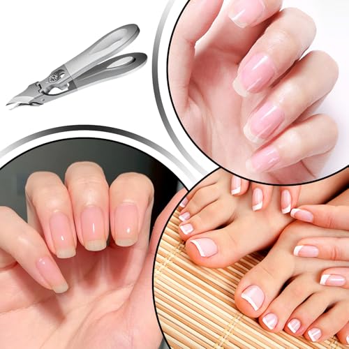 Cortaúñas de corte biselado antisalpicaduras con amplia superficie 5