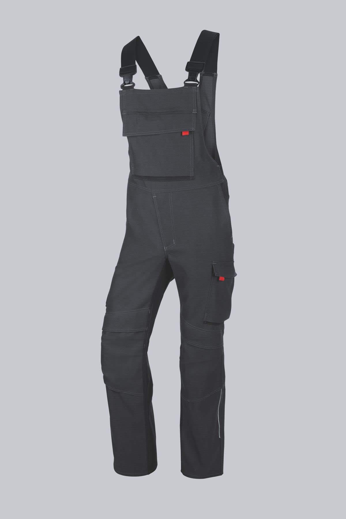 BP 2611-835-5632 - Salopette, 43% modacrilico/33% cotone, 14% poliammide, 9% lyocell/1% altre fibre, antracite/nero, vestibilità moderna, taglia 50 l
