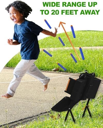 Miniatura 5 de Skywin Juguete Claymore para juegos  Cable de viaje y control remoto incluidos para Claymore de plástico compatible con Nerf (negro)