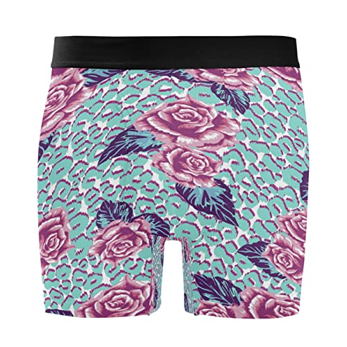 Bóxer para hombre Vnurnrn floral ropa interior cómoda para la oficina y el descanso diario