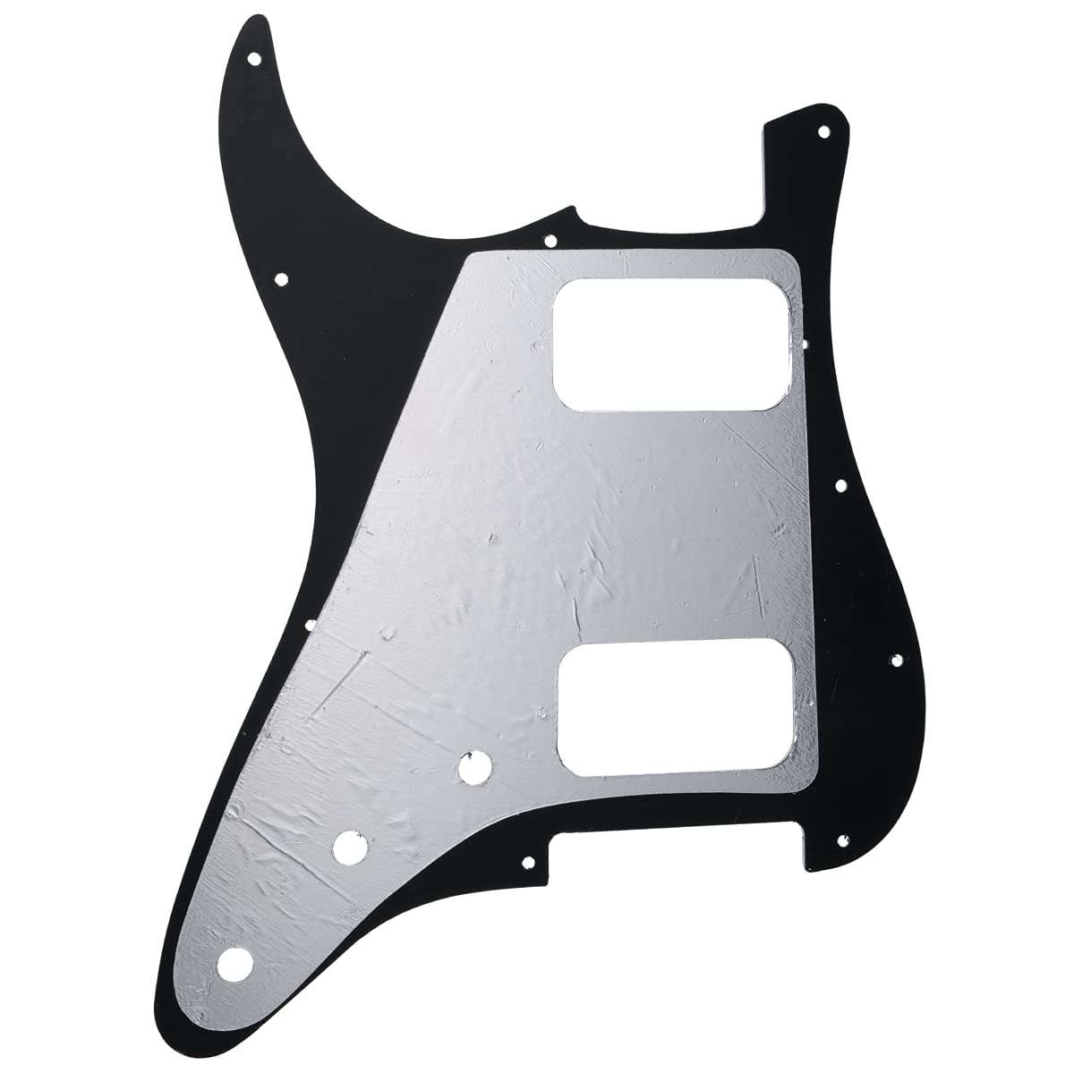 Musiclily Pro 11-Hole Round Corner HSS Guitar Strat Pickguard Para A Stratocaster Humbucking Usa Mexicano Pickup Aberto I.1206199872