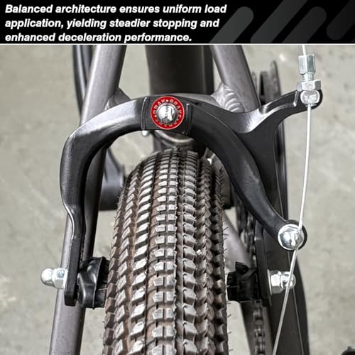 image for Qcdou Bike Brakes Set,Front and Rear C Bicycle Brake,Complete Universa