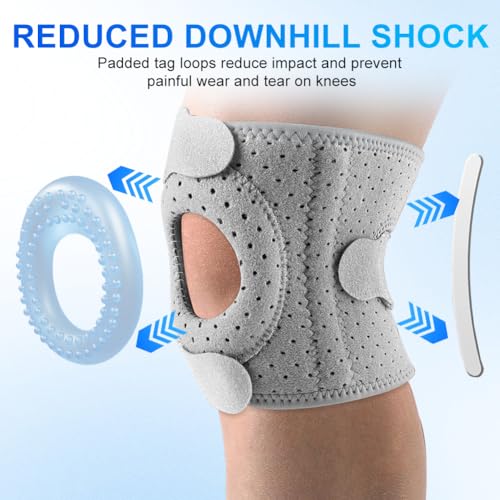 Zinueen Wellness Kniebandage - Schmerzlindernde Kniebandage für Bewegung & Komfort (2, L)