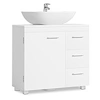 VASAGLE Mobile Sottolavabo per Bagno, Mobiletto da Bagno