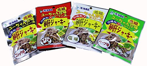 砂肝 ジャーキー13g 4種×各6袋セット 祐食品 砂肝を使用したジューシーな珍味 おつまみや沖縄土産に