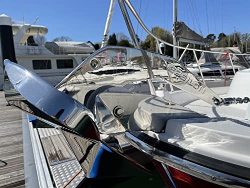 Lewmar Stainless Steel Epsilon Anchor 50 Lbs. For Boats 50'-60', Concave Fluke, Lead Ballasted Tip, Lloyds Rated, Measures 30-5/8” Fluke Length X 5/8” Shank Length X 17-1/4” Width - 2020221490 #TOP3