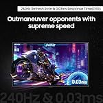 SAMSUNG 27” Odyssey OLED G6 (G61SD) QHD & QD-OLED 240Hz 0.03ms FreeSync Premium Pro Gaming Monitor with Sleek Metal Design, 3 Year Warranty, US, LS27DG610SNXZA, 2024 - Image 5