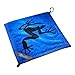 Frogger Golf Amphibian Wet/Dry Golf Towel, Blue/Black