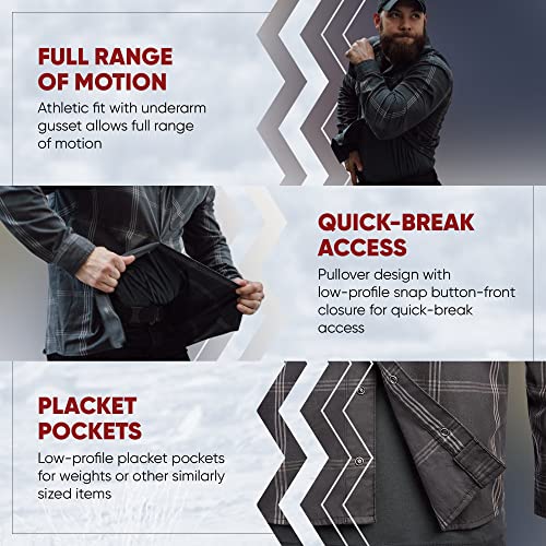 Vertx Men's Guardian, Long Sleeve Stretch with Pockets, Concealed Carry Outdoor Work Shirts, Tactical Operations Gear3