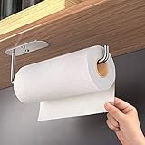 HUFEEOH Paper Towel Holder Under Cabinet Mount for Kitchen Paper Towel, Adhesive Paper Towel Roll...