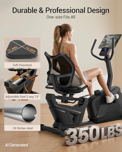 Magnetic Recumbent Bike for Home