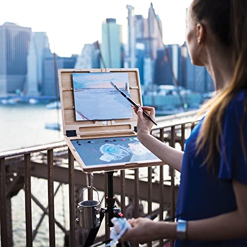 New Wave U.go Plein Air | Anywhere Pochade Box, 11"X14.50"X1.18" Inches, Plein Air Easel, Painting Easel, Art Easel #TOP7