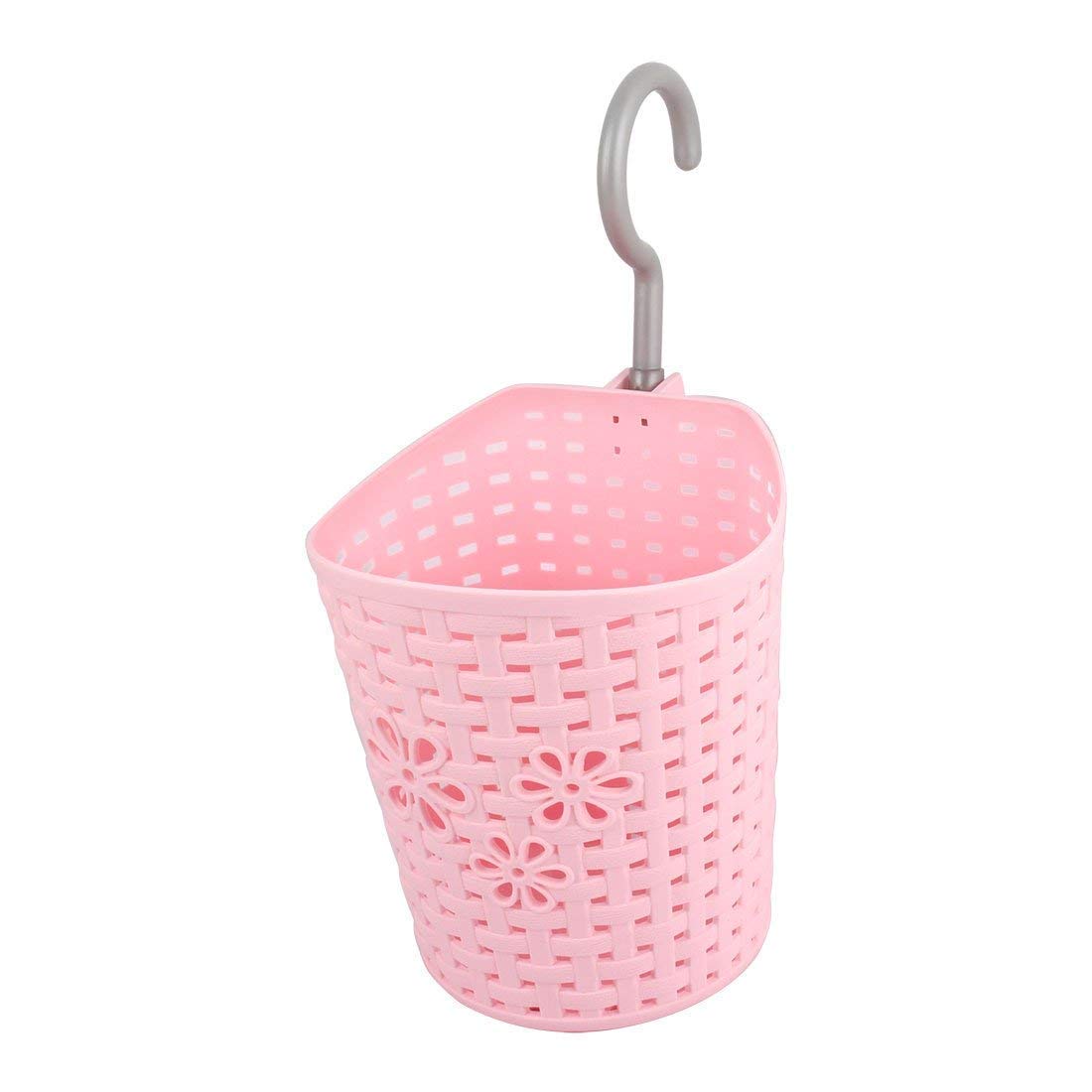 Gra8 Interwoven Hollow Designed Small Hanging Storage Basket for Home,Kitchen,Office,Car,Bathroom Storage Basket Shelf with Hooks Multipurpose Storage Plastic Basket (Multicolor) (1)-image-41