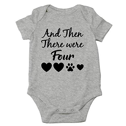 CBTwear And Then There Were Four - Baby Clothes - Funny Newborn Bodysuit Outfits for Boys and Girls