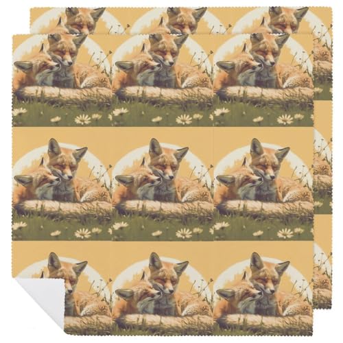 Servilletas de Tela Reutilizables con Estampado Floral miniatura 1