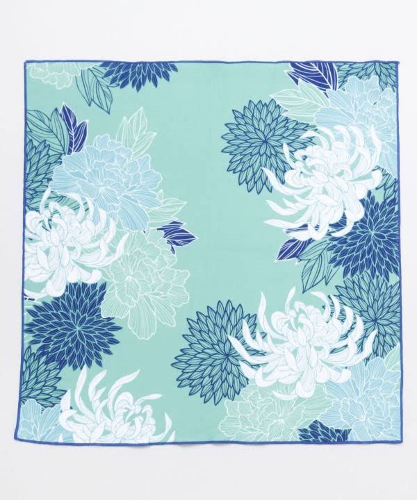 Kaya 7CEP3108 KIKU [Sticky Furoshiki] 26.8 x 26.8 inches (68 cm) x 26.8 inches (68 cm) (Large) Japanese Pattern, Japanese Modern Furoshiki : Home & Kitchen