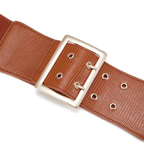 Wide Belts for Women Dresses Stretchy Elastic Belts Fashion Cinch Waist Belt for Women2