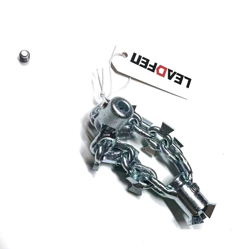 con removedor de obstrucciones de drenaje de cabeza de taladro DN50mm limpiador de serpientes de tubo 6mm eje flexible fregadero de cable desatornillador de bañera