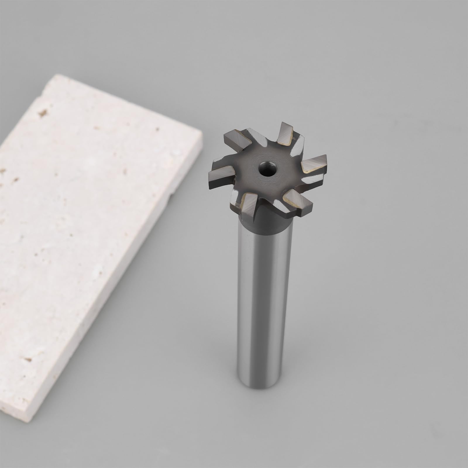 SG Store T-Nut-Fräser mit 6 Nuten, 25 x 3 mm, für geschnittenes Metall, Holz, 12 x 90 mm