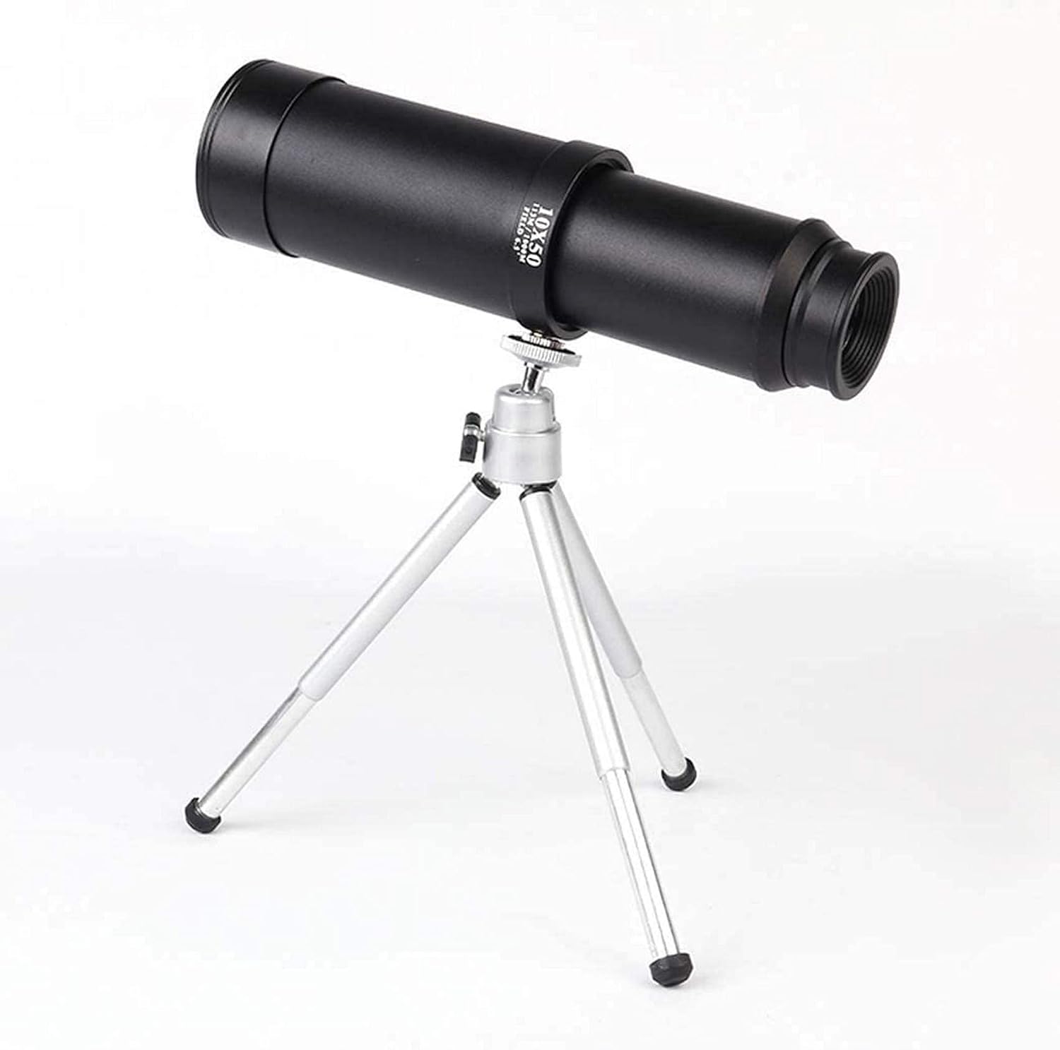 10X50 大型接眼レンズ単眼望遠鏡、全金属製ストレッチ光学海賊ミラー、防水小型軽量望遠鏡