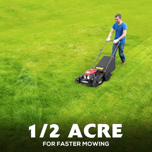 Image of AMERISUN Self Propelled Gas Lawn Mower, 21 inch with 170cc 4-Cycle OHV Engine 3-in-1 RWD Self-Propelled Lawn Mower (AV8621S1)