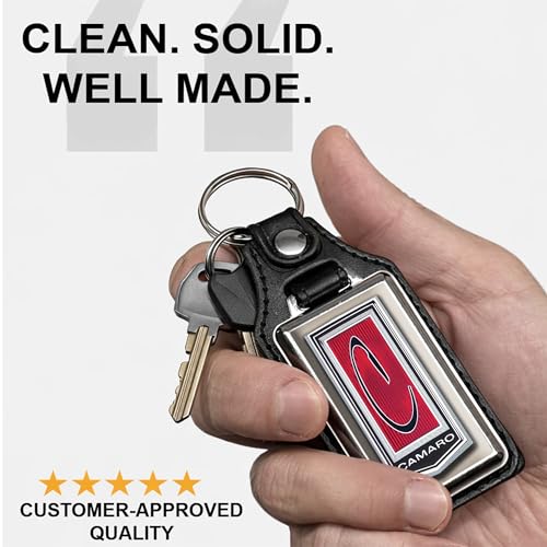 Image of Brotherhood Car Key Chain for Camaro - Classic Models Keychain for Men and Women Gift Key Ring - Sandalwood - 2nd Gen 71-73
